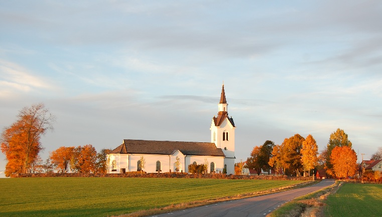 Bild på en kyrka
